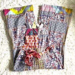 Anthropologie Letmebe Wide Leg Jumpsuit